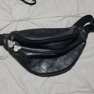 Embossed mickey fanny pack